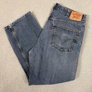 Levi's 505 Regular‎ Fit Men's Jeans Blue Denim Size 40x30 Classic